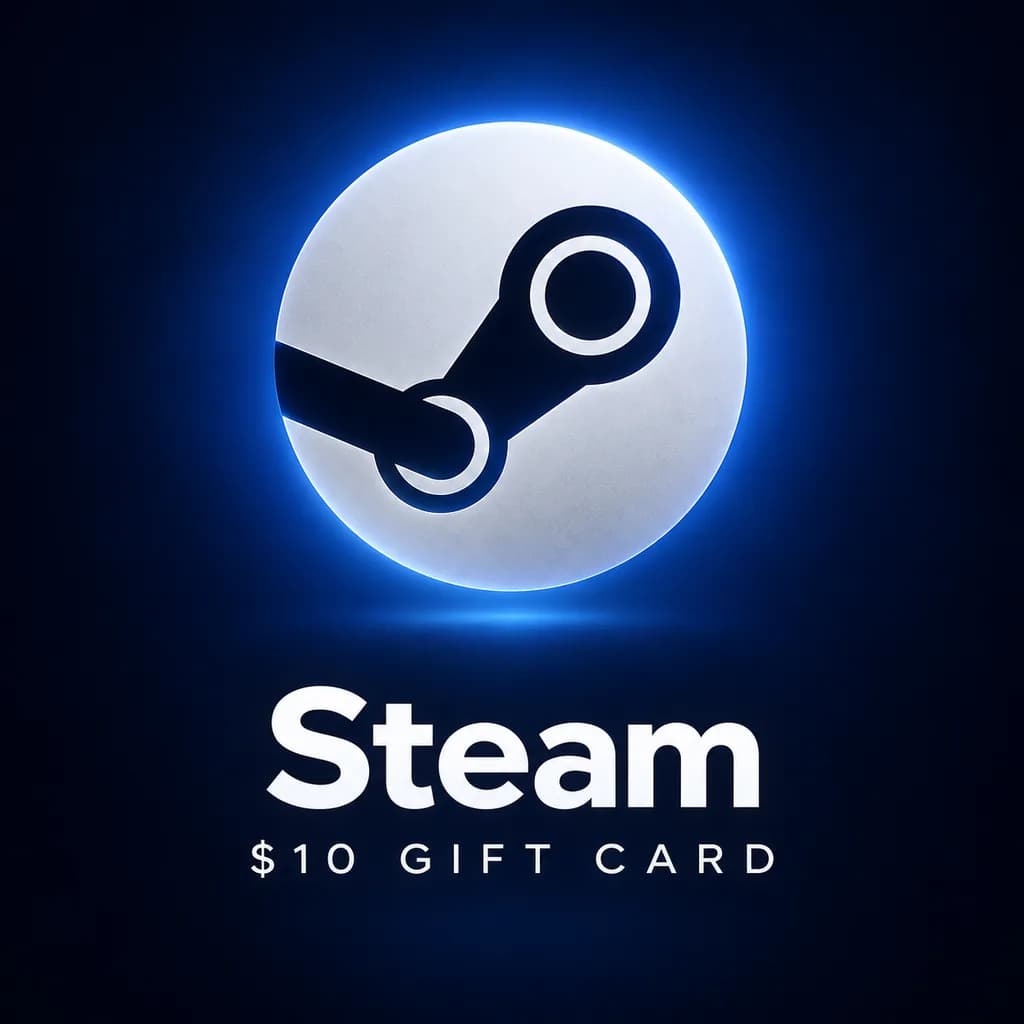 گیفت کارت 10 دلاری Steam