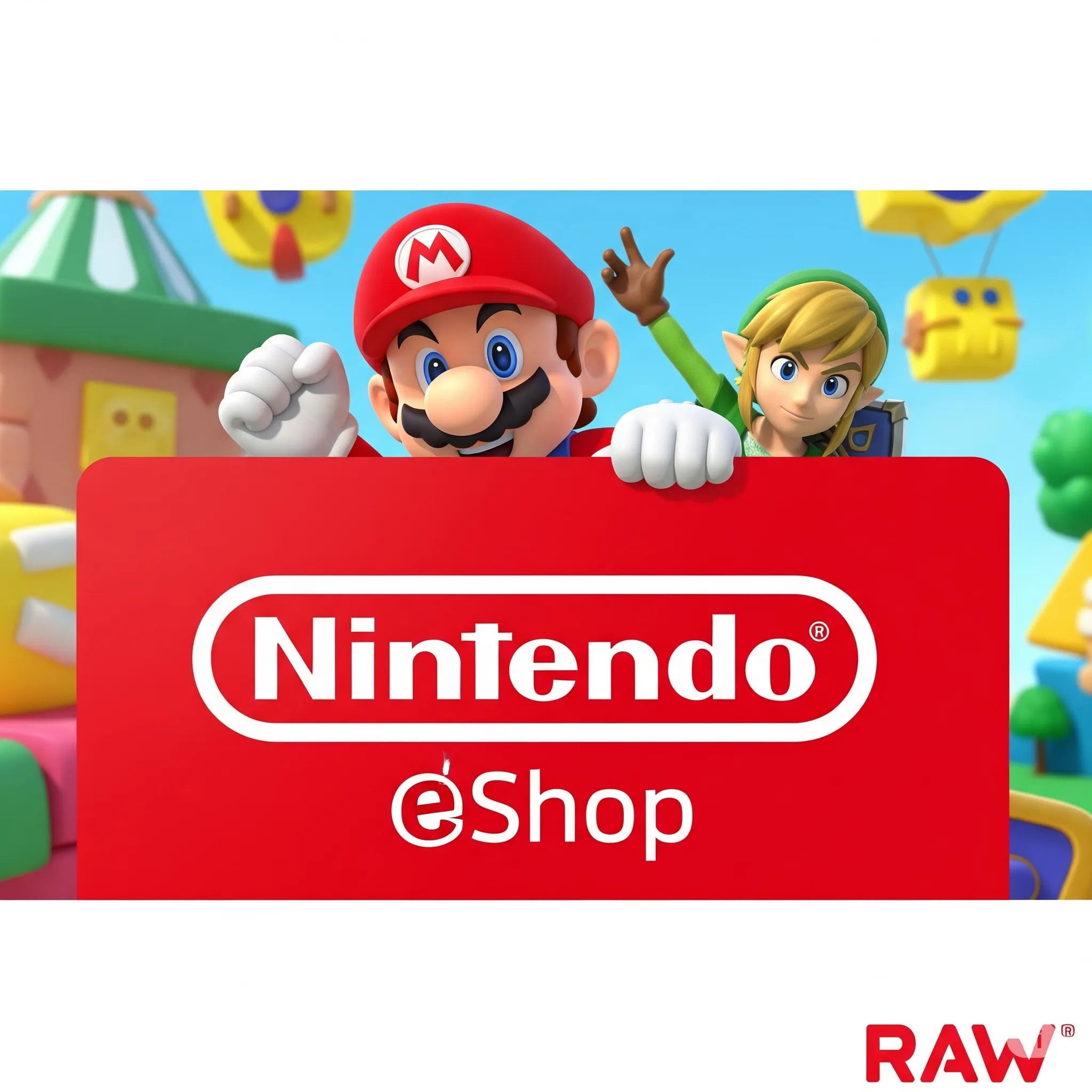 گیفت کارت 20 دلاری Nintendo eShop
